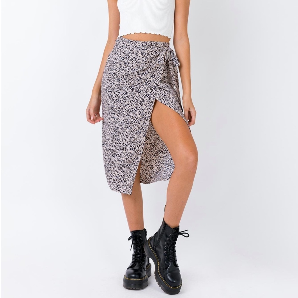 Princess Polly wrap midi skirt